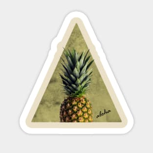 Aloha Summer Pineapple Sticker